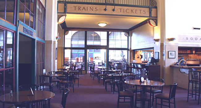 interior of Brewerie at Union Station, downtown Erie, PA